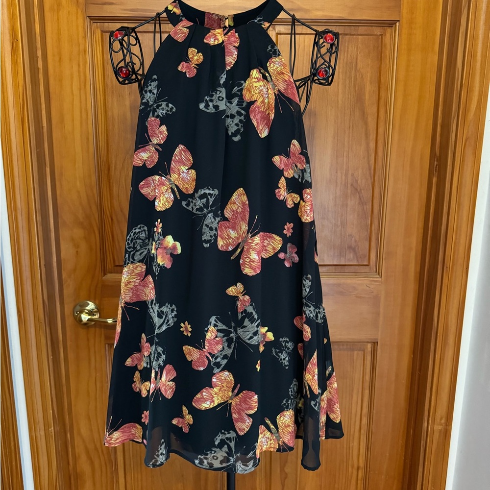 One ❤️ Clothing - Los Angeles, Size - Large, Black with Butterflies